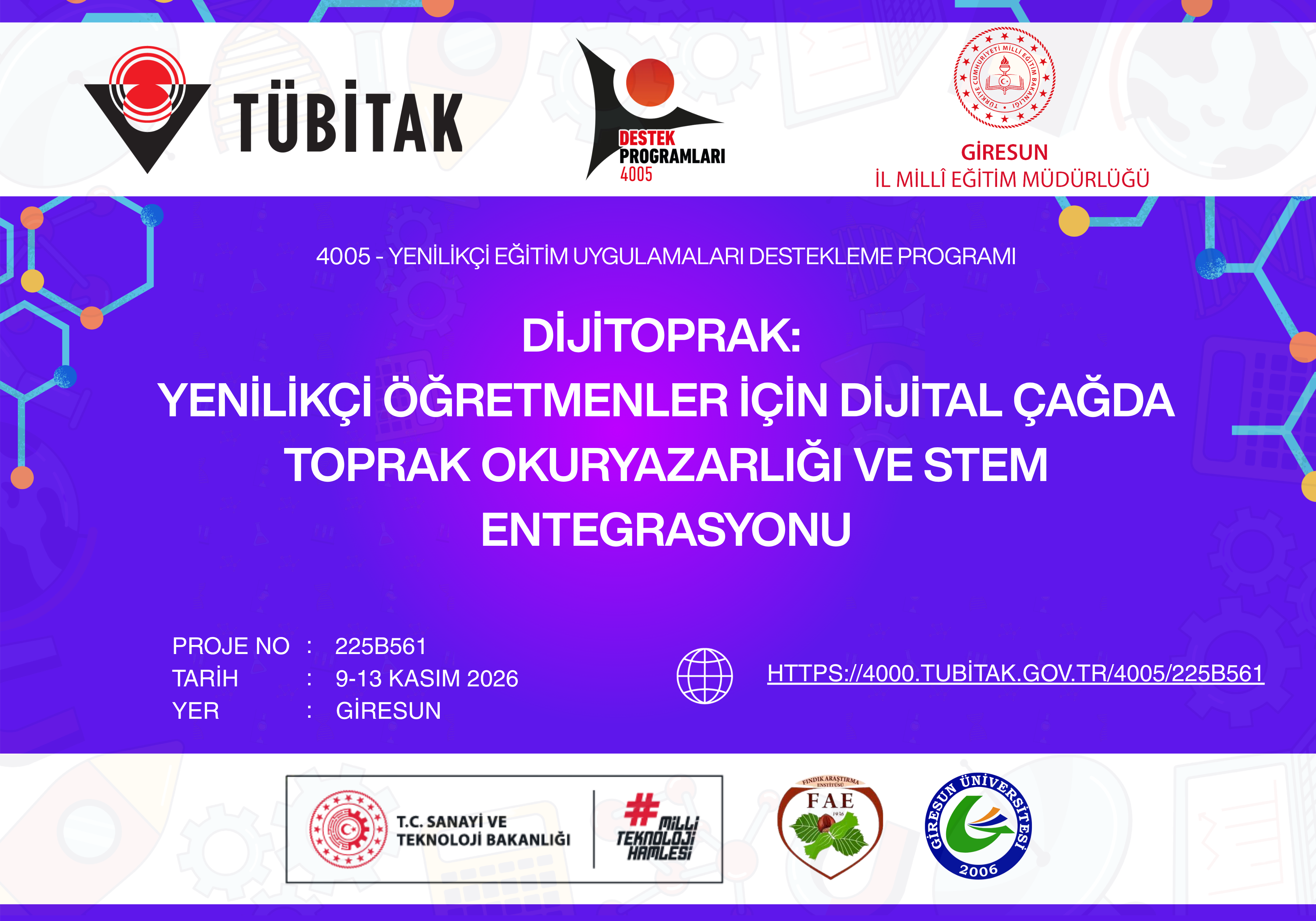 4005 - Yenilikçi Eğitim Uygulamaları Destekleme Programı | Tübitak